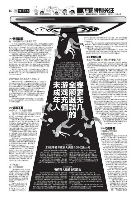 穿越火线手游充值活动_六一儿童节手游防沉迷_未成年人游戏充值退款