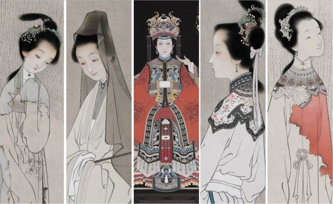 四大名著工笔彩绘版_名家点评解读_红楼梦十二金钗插图
