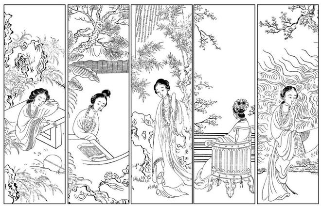 名家点评解读_四大名著工笔彩绘版_红楼梦十二金钗插图