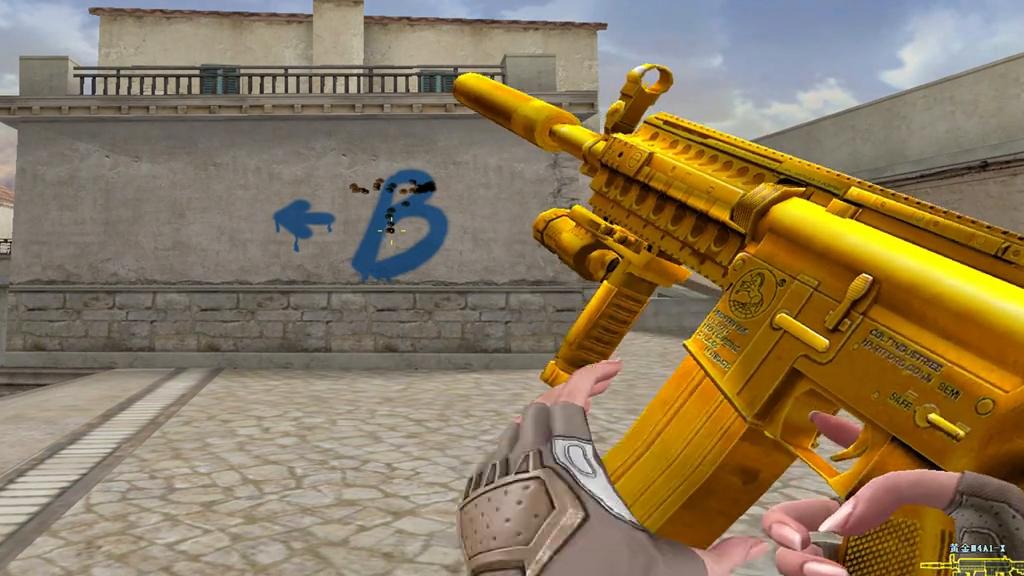 黄金M4A1-X_联想锋行黄金AK_穿越火线英雄级武器