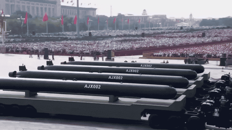 俄罗斯波塞冬核鱼雷_中国AJX002无人潜航器_核水雷