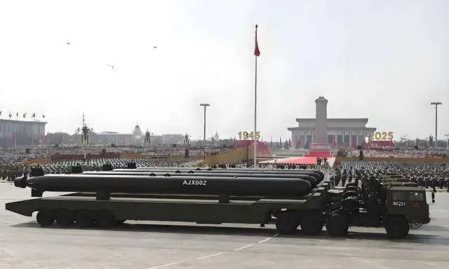 俄罗斯波塞冬核鱼雷对比_中国AJX002无人潜航器_核水雷