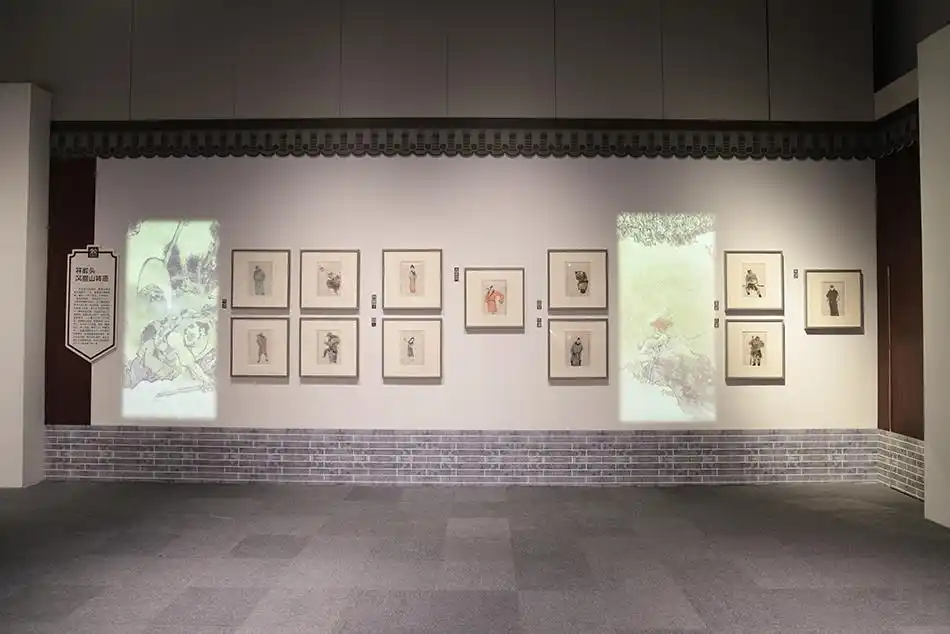水浒传q版简笔画人物图片_戴敦邦水浒人物画稿捐赠上海交大_1998版水浒传戴敦邦原画展