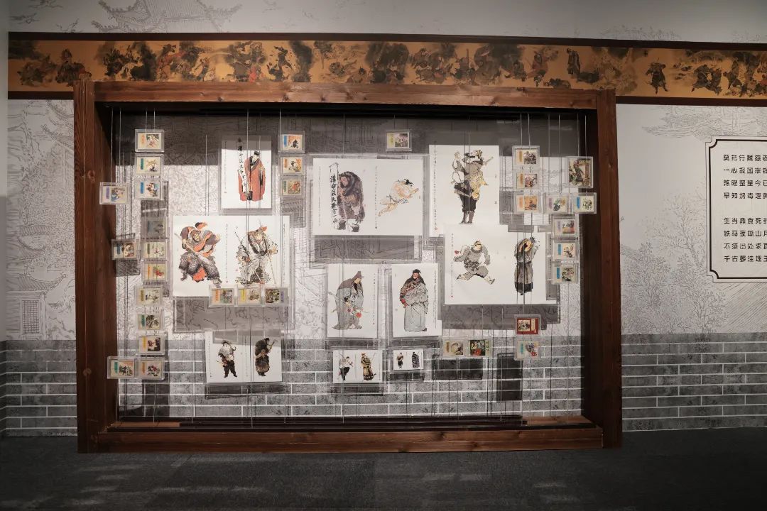 上海交通大学水浒传画展_水浒传q版简笔画人物图片_戴敦邦水浒传人物造型画展