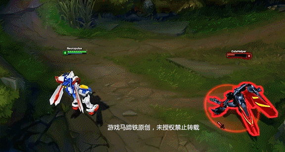 玩家自制高达皮肤教程_LOL高达蔚皮肤_lol蔚特效皮肤