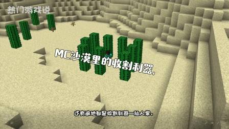 我的世界: MC沙漠里的收割利器, 老玩家: “BUG”一样的存在!