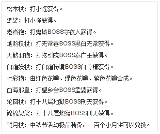 造梦西游ol北天王青云手镯易爆点_关卡装备掉落清单_造梦西游装备掉落大全