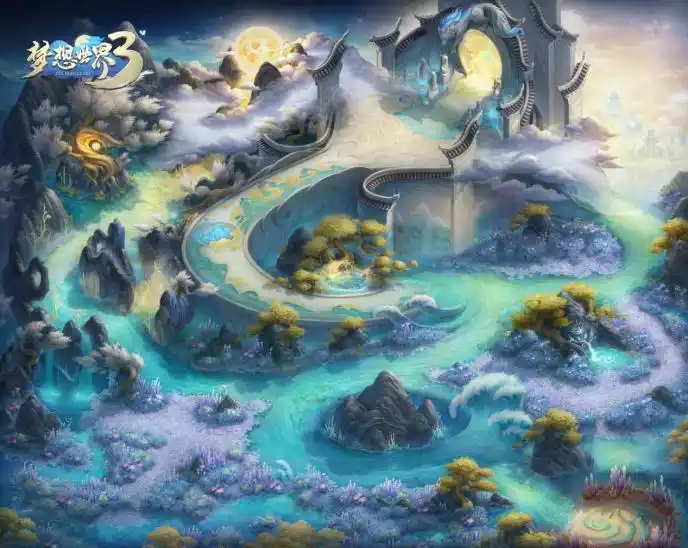 梦想世界表情包_梦想世界3端游手游 新地图沧海洲 云中书角色