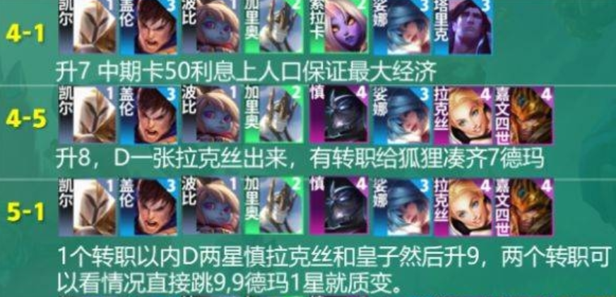 云顶之弈s9德玛西亚阵容出装2
