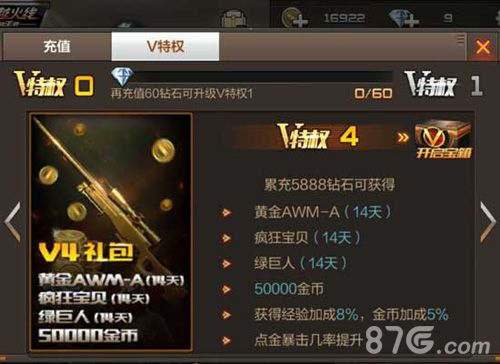 CF手游VIP4