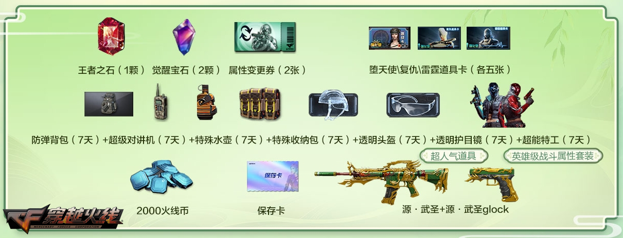 穿越火线签到12送会员_新会员签约奖励_穿越火线灵狐的约定活动