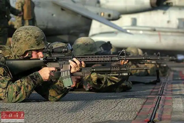 枪械图片_M249班用自动武器_M27自动步枪