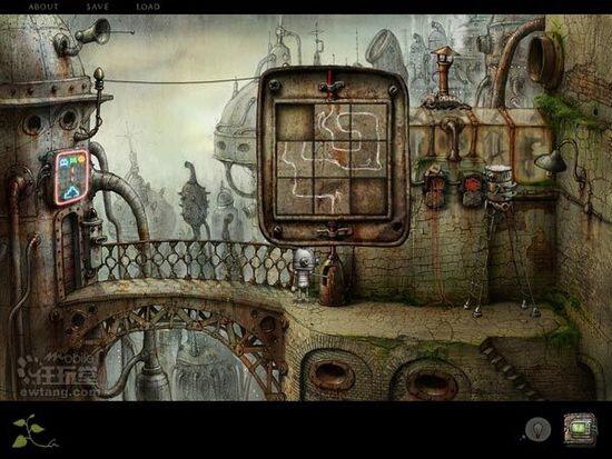 Machinarium攻略_机械迷城电线杆拼图_机械迷城游戏指南