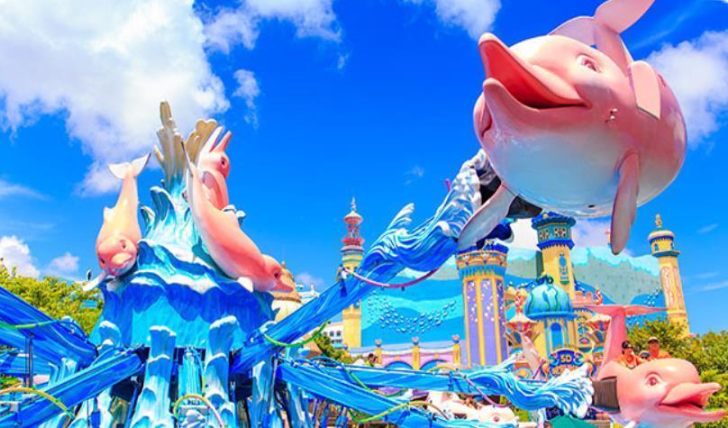 珠海长隆海洋王国海豚转转车图片
