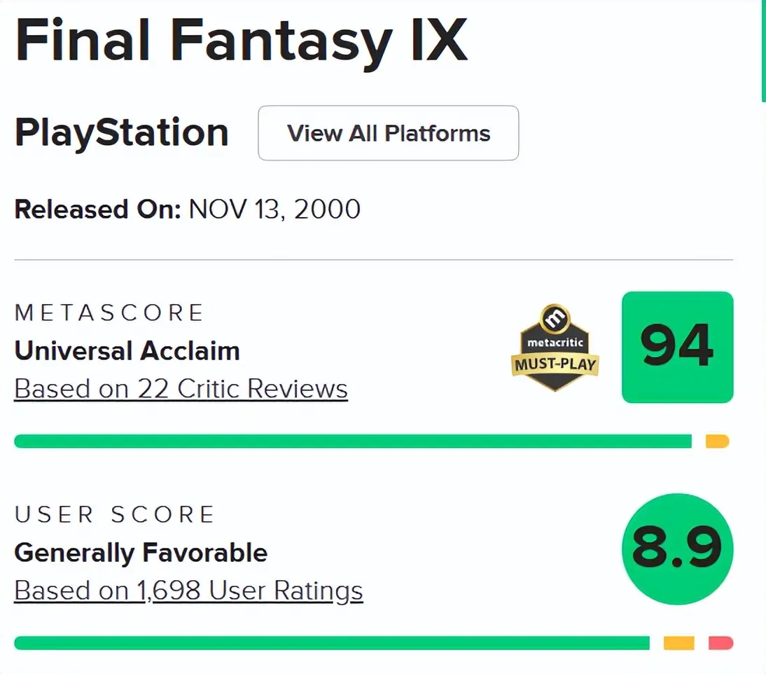 最终幻想系列哪个好玩_最终幻想系列评分最高的游戏_最终幻想系列最佳作品排名