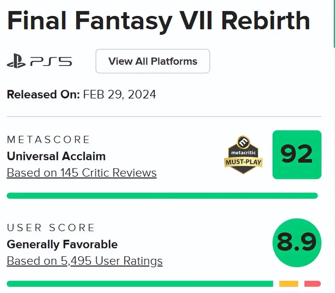 最终幻想系列历代作品排名_最终幻想系列哪个好玩_最终幻想系列评分最高的游戏