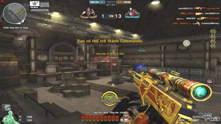 穿越火线:自配八倍镜的一把连狙,打头1000伤害