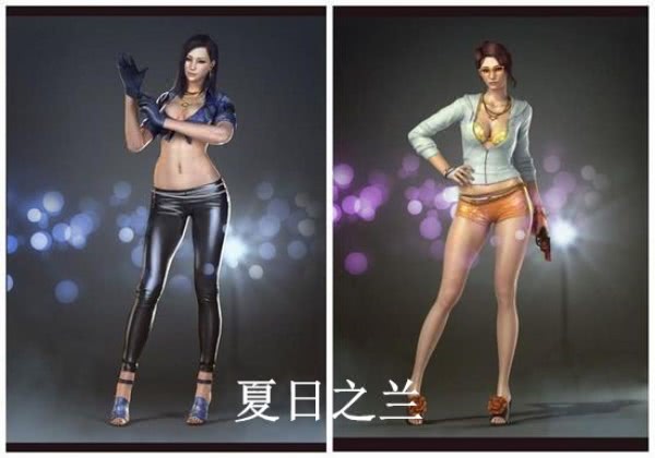 穿越火线兰人物模型变化_兰四代形象对比_穿越火线夏日兰邪恶照