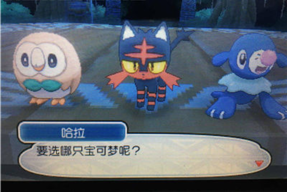 口袋妖怪日月通关队伍选择标准_口袋妖怪3ds最强阵容_御三家的选择