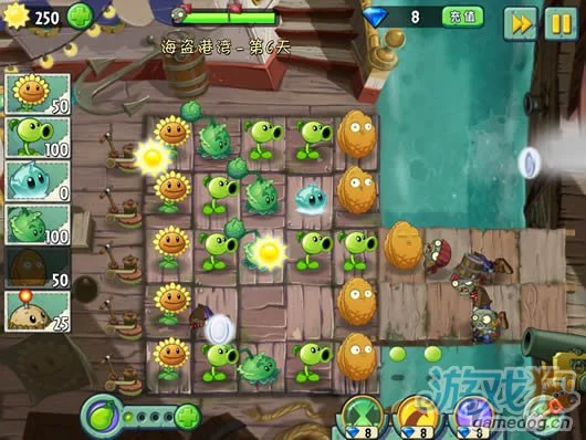 植物大战僵尸2海盗港湾第6天攻略13