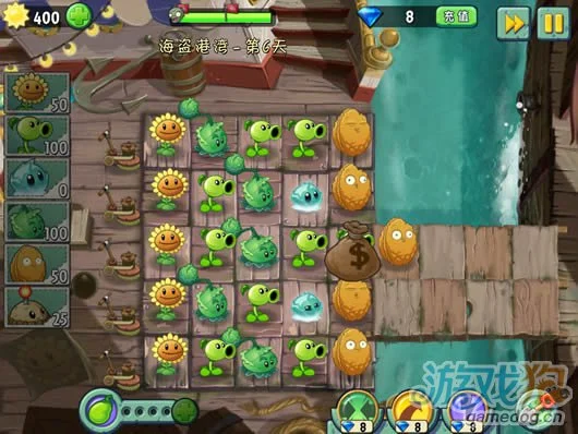 植物大战僵尸2海盗港湾第6天攻略17