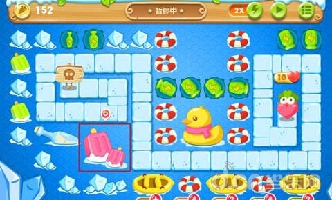 保卫萝卜挑战39关攻略_保卫萝卜2 冰川主题39关攻略_保卫萝卜2 第39关水晶萝卜攻略