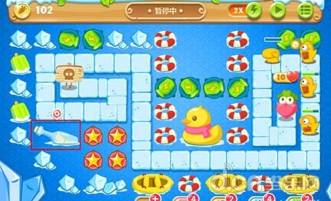 保卫萝卜2 冰川主题39关攻略_保卫萝卜挑战39关攻略_保卫萝卜2 第39关水晶萝卜攻略