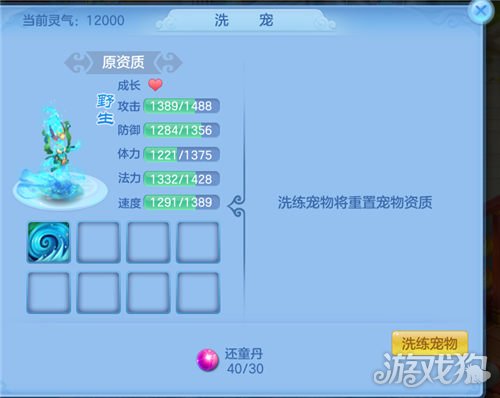 神武4新手宠物系统_神武宝宝成长资质_神武4宠物技能搭配攻略