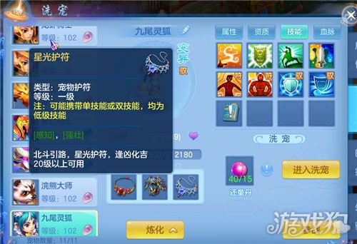 神武4新手宠物系统_神武4宠物技能搭配攻略_神武宝宝成长资质