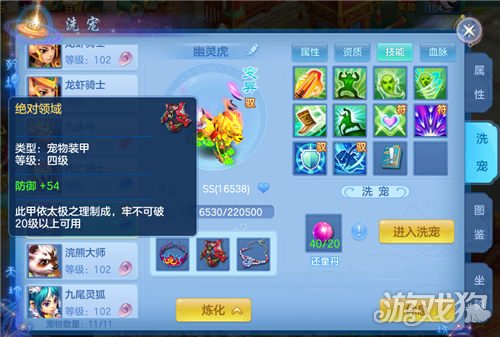 神武4新手宠物系统_神武宝宝成长资质_神武4宠物技能搭配攻略