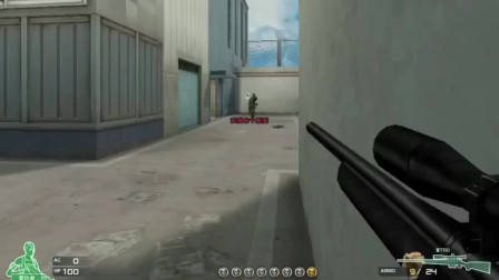 穿越火线：第一次碰到居然有人在游戏里挑战魄狙的