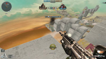 穿越火线：视频证明榴弹在空中爆炸是有伤害的。