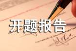 网站设计开题报告