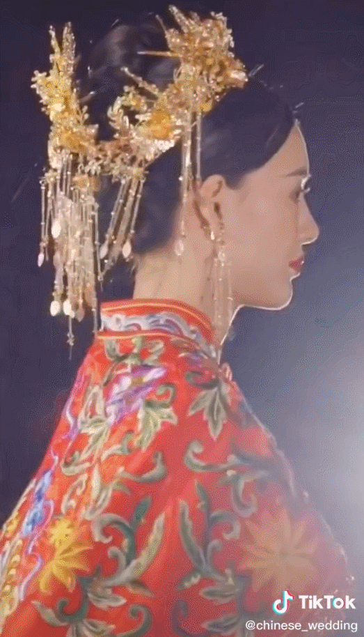 中式婚礼火遍全球！华丽梦幻有排面，国外网友：我也想整一个