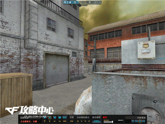 化工厂穿越火线地图分析_穿越火线水泥工厂bug_保卫者A点打法攻略