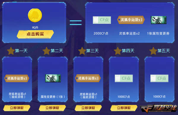 CF新会员签约奖励_穿越火线灵狐的约定活动_穿越火线cf点活动