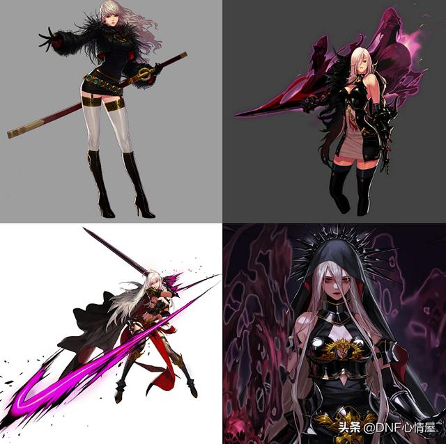 dnf女鬼剑剑宗二觉图片_鬼剑士九大职业立绘变化分析_三次觉醒鬼剑士伤害提升