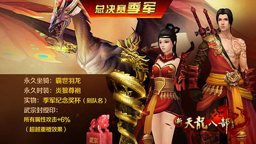 全球争霸赛季军奖励