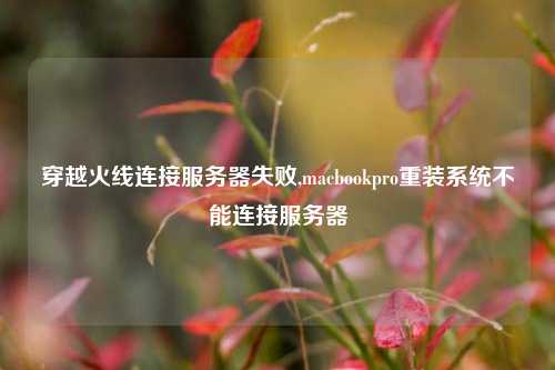 穿越火线连接服务器失败,macbookpro重装系统不能连接服务器