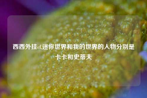 西西外挂cf,迷你世界和我的世界的人物分别是卡卡和史蒂夫