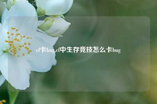 cf卡bug,cf中生存竞技怎么卡bug