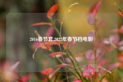 2016春节套,2022年春节档电影